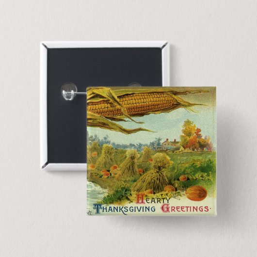 Ein gesunder Erntedank; Indischer Mais und Hystack Button (Vorne & Hinten)