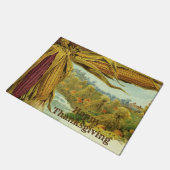 Ein gesunder Erntedank; Indischer Mais und Hystack Fußmatte (Schrägansicht)