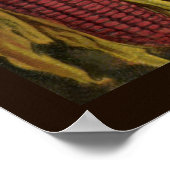 Ein gesunder Erntedank; Indischer Mais und Hystack Poster (Ecke)