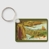 Ein gesunder Erntedank; Indischer Mais und Hystack Schlüsselanhänger (Rückseite)