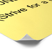 Ein gesunder Geist lebt in einem gesunden Körper Poster (Ecke)