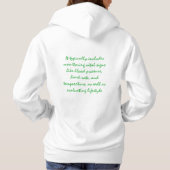 Ein gesundheitlicher Karo ist eine Routineprüfung Hoodie (Rückseite)