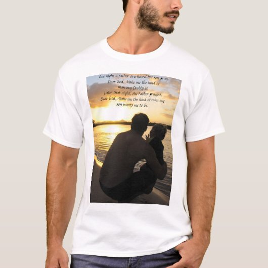 Ein geteilter Gebets-Vater-Sohn T-Shirt (Vorderseite)