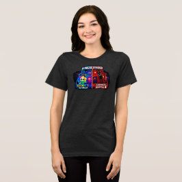 Ein geteiltes Haus - Roblox Dndys Wrld gegen Tierk Tri-Blend Shirt