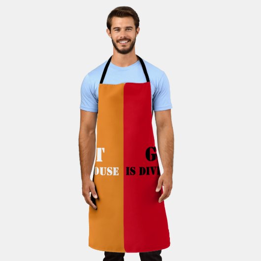 Ein geteiltes Haus Schürze (Getragen)