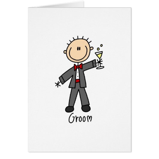 Ein Getränk für die Bräutigam-Karte (Vorne)