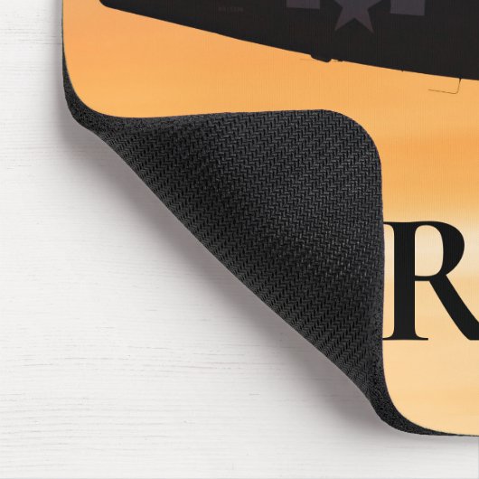 Ein gewachsener F4U-Korsair-Kampf Mousepad (Ecke)