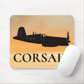 Ein gewachsener F4U-Korsair-Kampf Mousepad (Mit Mouse)