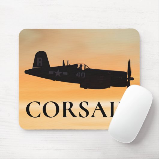 Ein gewachsener F4U-Korsair-Kampf Mousepad (Mit Mouse)