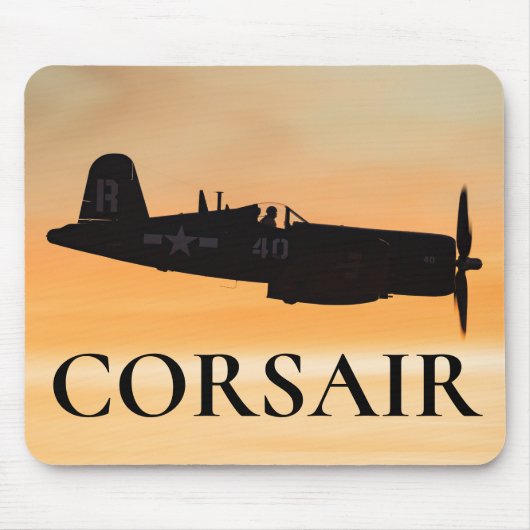 Ein gewachsener F4U-Korsair-Kampf Mousepad (Vorne)
