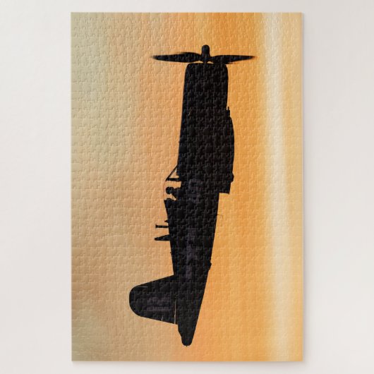 Ein gewachsener F4U-Korsair-Kampf Puzzle (Vertikal)