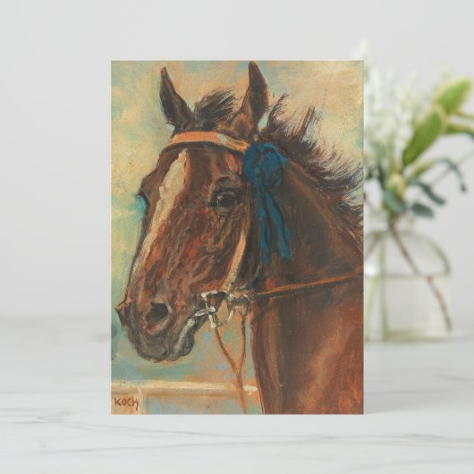 Ein Gewinnpferd | Ludwig Koch (Stehend Vorderseite)