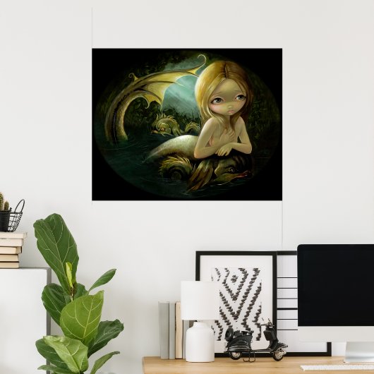 Ein gewisser Glanz des Lichts - die Kunst der Meer Poster (Heimbüro)