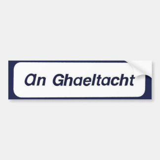 Ein Ghaeltacht Autoaufkleber
