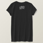 Ein Girl's Place Dark Heather Gray T - Shirt (Design Rückseite)