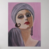 Ein glamouröses Flapper Gal Poster (Vorne)