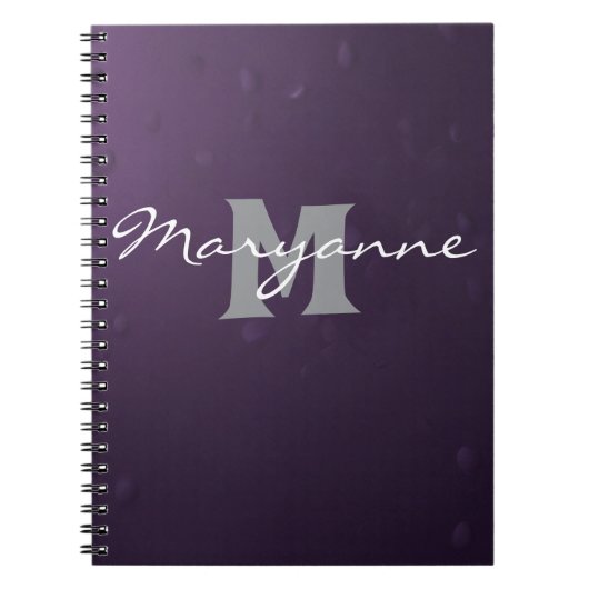 Ein glamouröses Monogramm-Notebook für sie Notizblock (Vorderseite)