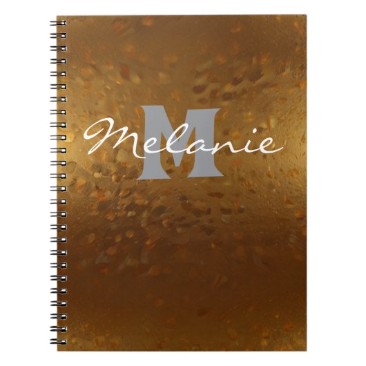 Ein glamouröses Monogramm-Notebook für sie Notizblock (Vorderseite)