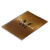 Ein glamouröses Monogramm-Notebook für sie Notizblock (Linke Seite)