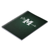 Ein glamouröses Monogramm-Notebook für sie Notizblock (Linke Seite)