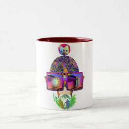 Ein Glanz in meinem Lens Novelty White Zweifarbige Tasse