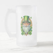 Ein Glas auf das keltische Symbol der SmaragdIsle  Mattglas Bierglas (Links)