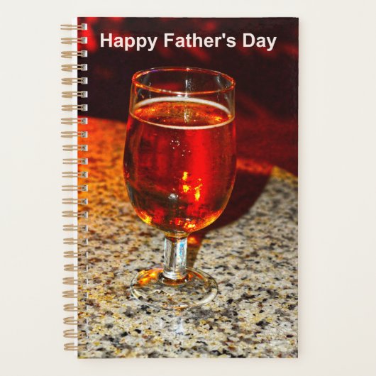 Ein Glas Bier für den Vatertag Planer (Vorderseite)