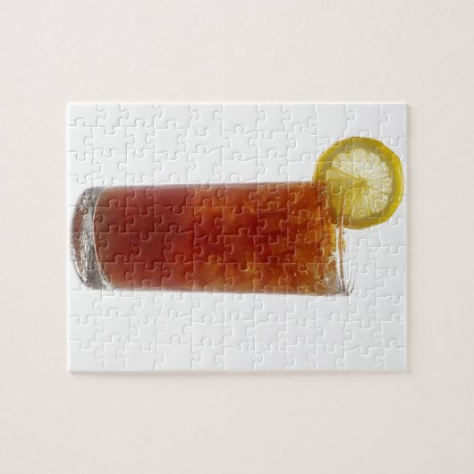 Ein Glas Eistee Puzzle (Horizontal)