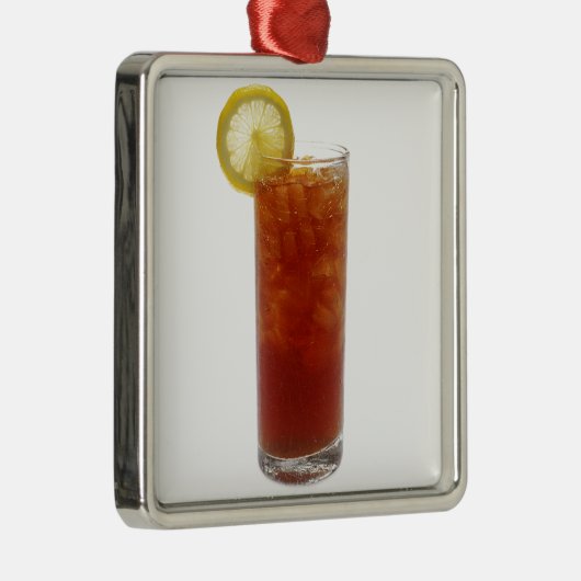 Ein Glas Eisteer Silbernes Ornament (Rechts)