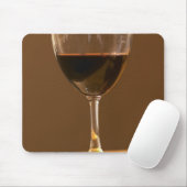 Ein Glas rotes Chateau Belgrave im Sonnenlicht - Mousepad (Mit Mouse)