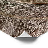 ein Glas Rotwein Poster (Ecke)