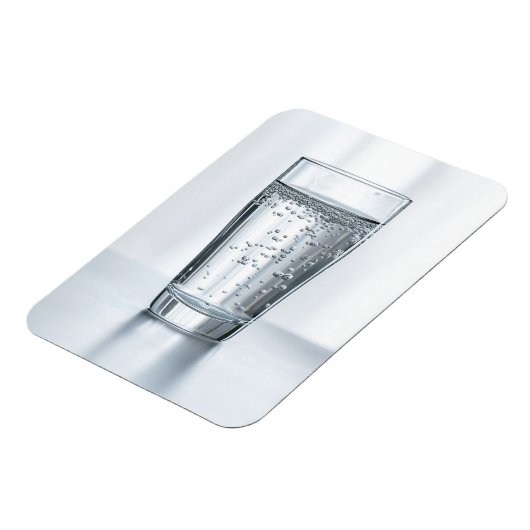 Ein Glas Sekt Magnet (Linke Seite)