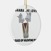 Ein Glas valentiner Ruhe. Keramik Ornament (Rechts)