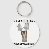 Ein Glas valentiner Ruhe. Schlüsselanhänger (Vorderseite)