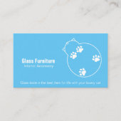 Ein Glastisch Visitenkarte (Vorderseite)