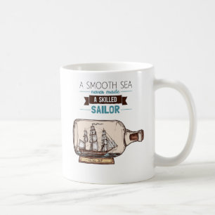 Ein glatter Meeresschiffer-Kaffeebecher Kaffeetasse