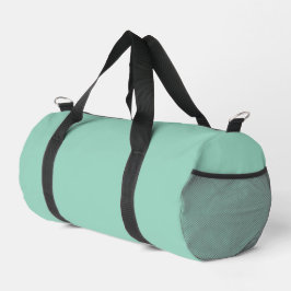Ein glatter, solider hell-türkiser Hintergrund Duffle Bag