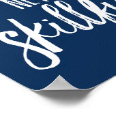 Ein glattes Meer hat nie eine geschickte Seemannsf Poster (Ecke)