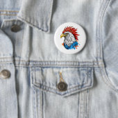 ein Glatzenadler mit Rot Button (Beispiel)
