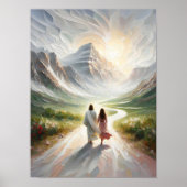 Ein Glaubens test, Moderne Christliche Kunst, Jesu Poster (Vorne)