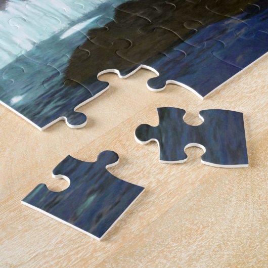 Ein Gletscher trifft das Meer Puzzle (Seite)