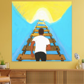 Ein Glimmer der Hoffnung Leinwanddruck (Insitu (Wohnzimmer))