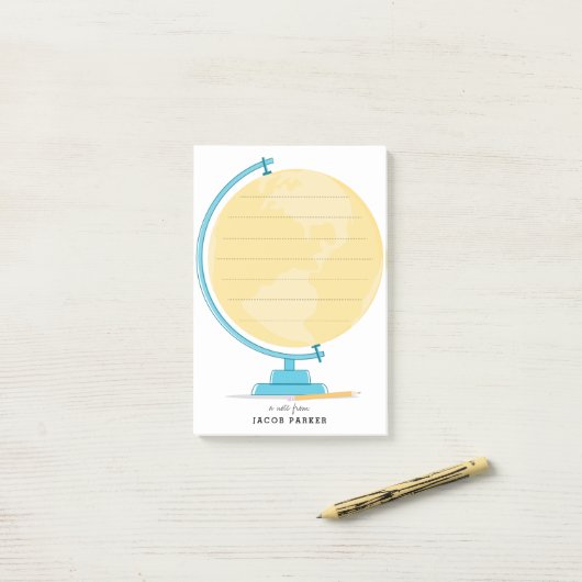 Ein Globalposten - Hinweise Post-it Klebezettel (Auf Schreibtisch)