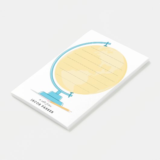 Ein Globalposten - Hinweise Post-it Klebezettel (angewinkelt)