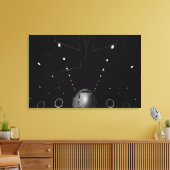 Ein Globemaster III der C-17 sitzt in einem Hangar Leinwanddruck (Insitu (Wohnzimmer))