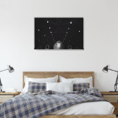 Ein Globemaster III der C-17 sitzt in einem Hangar Leinwanddruck (Insitu (Schlafzimmer))