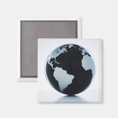 Ein Globus 3 Magnet (Vorderseite/Rückseite)