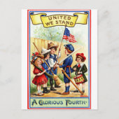 Ein glorreicher 4. Juli Postkarte (Vorderseite)