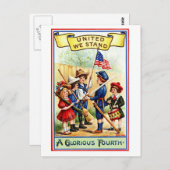 Ein glorreicher Vierter Postkarte (Vorne/Hinten)