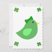 Ein Glück, das sie unterwegs ist? Einladung (Rückseite)